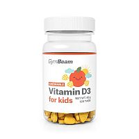 Gymbeam vitamin d3 pre deti pomaranč 120tbl 120 tabliet pomaranč