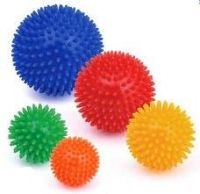 GYMY MASÁŽNA LOPTIČKA - ježko 6 cm oranžová, priemer 6 cm 1x1 ks