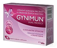 GYNIMUN DUAL PROTECT cps s riadeným uvoľňovaním 1x10 ks
