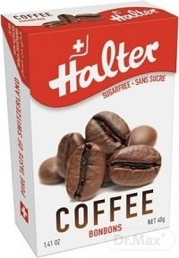 Halter BONBONS Káva (Coffee) cukríky bez cukru, 1x40 g