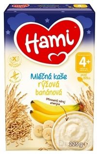 Hami mliečna kaša ryžová banánová DN 225g mliečna kaša 225g