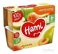 Hami ovocný príkrm 100% ovocie Ovocný koktejl 4×100 g, od ukonč. 6. mesiaca