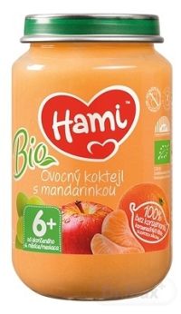 Hami ovocný príkrm BIO Ovocný koktail 1×200 g, ovocný príkrm