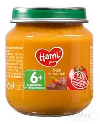 Hami príkrm Hovädzie na zelenine 1×125 g, (od ukonč. 6. mesiaca)