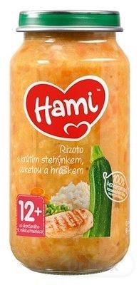 Hami príkrm Rizoto s morčacím stehienkom, cuketou 1×250 g, mäsovo-zeleninový príkrm