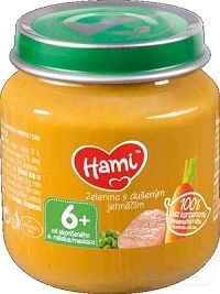 Hami príkrm Zelenina s duseným jahňacím 1×125 g, (od ukonč. 6. mesiaca)