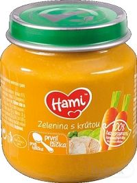 Hami príkrm Zelenina s morkou 1×125 g, prvá lyžička (od ukonč. 4. mesiaca)