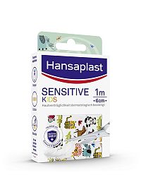 Hansaplast Sensitive Zvieratká náplasť detská náplasť, 1m x 6cm