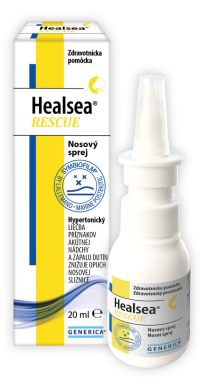Healsea® RESCUE nosový sprej, 20 ml 1×20 ml, 100% prírodný nosový sprej