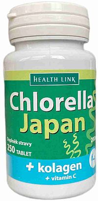 Health link Chlorella Japan s kolagénom