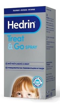 HEDRIN TREAT&GO SPRAY 1×60 ml, proti všiam a hnidám