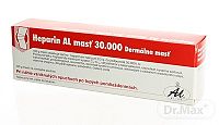 Heparin AL masť 30 000 ung der (tuba Al) 1x100 g