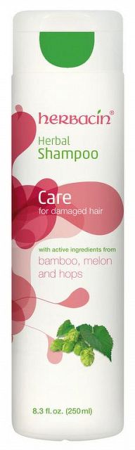 HERBACIN bylinkový šampón pre poškodené vlasy šampón na vlasy, 1x250 ml