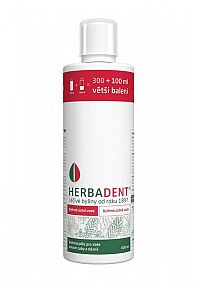 HERBADENT Bylinná ústna voda 300 + 100 ml (400 ml)