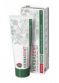 HERBADENT Bylinná Zubná pasta s fluórom 1x75 g