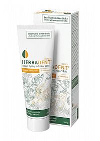 HERBADENT HOMEO Bylinná zubná pasta so ženšeňom, bez fluoru a mentholu 1x100 g