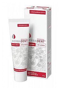 HERBADENT Professional Gél na ďasná s chlorhexidinom 1x35g