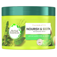 Herbal Essences Vyživujúca Maska Na Suché Vlasy A Pokožku Hlavy Pure aloe&Avocado 1×450ml, maska na vlasy
