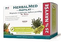 HERBALMED PASTILKY pre odkašliavanie - Dr.Weiss 1×30 ks, (isl. lišajník, tymian, 20 bylín, vit.C) pastilky (24+6 navyše)