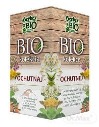 HERBEX BIO kolekcia Ochutnaj 1×20 ks (26,4 g), bylinné čaje 5 druhov po 4 vrecúška