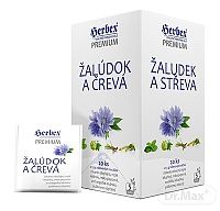 HERBEX Premium ŽALÚDOK A ČREVÁ 20×1,5 g, bylinný čaj