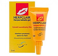 HERPCLAIR gél ošetrenie symptómov oparu na perách 1x5 ml