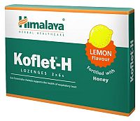 Himalaya Koflet-H Lemon bylinné pastilky s medom, ora 1x12 ks