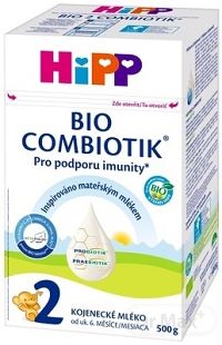 HiPP 2 BIO Combiotik® Následná mliečna dojčenská výživa 1×500 g, dojčenská výživa od uk.6.mesiaca