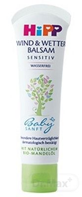 HiPP BabySANFT Balzam Vietor a Zima sensitiv, s mandľovým olejom, 1x30 ml