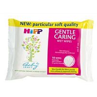 HiPP BabySANFT Čistiace vlhčené obrúsky s mandľovým olejom 1x10 ks