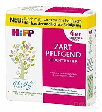 HiPP Babysanft čistiace vlhčené utierky 4 x 56 ks