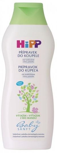HIPP Babysanft Detský ošetrujúci prípravok do kúpeľa 350 ml