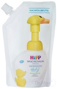 HiPP BabySANFT Pena na umývanie - Náhradná náplň sensitiv (do dávkovača kačička) 1x250 ml