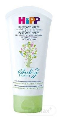 HiPP BabySANFT Pleťový krém 1×75 ml, krém na tvár a telo