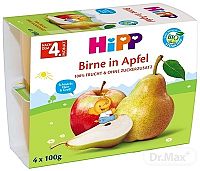 HIPP BIO 100% ovocia Jablká s hrušami 4 x 100 g