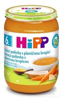 HiPP BIO Slepačia s pšeničnou krupicou 190 g