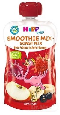 HiPP BIO Smoothie jablko Banán Červené ovoce 120 g