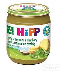 HiPP Príkrm BIO Špenát so zeleninou a zemiakmi zeleninový (od ukonč. 4. mesiaca) 1x125 g
