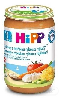 HiPP Príkrm Jemné cestoviny, morská ryba a rajčiny 1×220 g