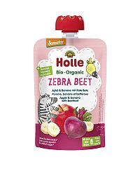 HOLLE Zebra Beet Bio pyré jablko banán a červená repa 100 g