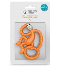 Hryzátko s antimikrobiálnym povrchom MATCHSTICK MONKEY 1 kus oranžové