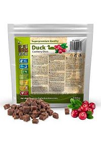 Huhubamboo Fruit Kostičky Kačacie s Brusnicami 230g 1×230g