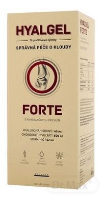 HYALGEL FORTE POMARANČ inov. tekutý prípravok s Vitamínom C 1x500 ml