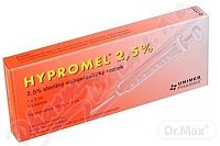 HYPROMEL 2,5 % 1×2 ml, roztok viskoelastický očný sterilný, injekčná striekačka