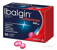 Ibalgin Rapidcaps 400 mg cps mol (blis.PVC/PVDC/Al) 1x30 ks