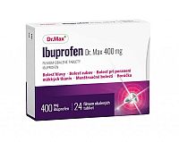 Ibuprofen Dr.Max 400 mg 24 ks, filmom obalené tablety
