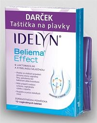 IDELYN Beliema Effect tablety vaginálne 10 ks + taštička na plavky, 1x1 set