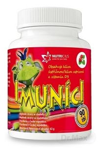 IMUNÍCI Hliva ustricová s vitamínom D3 pre deti 1×90 tbl, vitamin D3