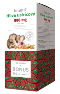 Imunit Hliva ustric. 800mg s rakytn. a echin. 1×100+100 tbl, výživový doplnok