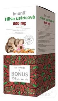 Imunit HLIVA ustricová 800 mg s rakytník. a echin. cps 100+100 naviac (BONUS), 1x200 ks